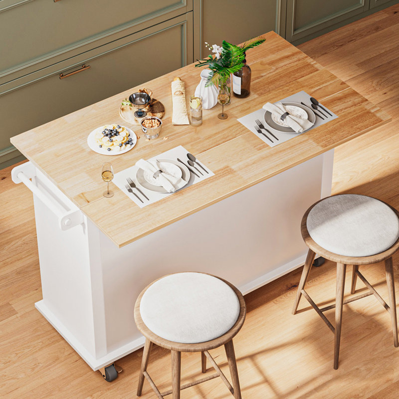 Drop leaf island table discount